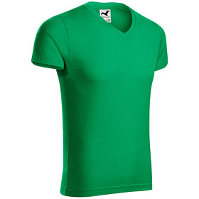 Zdjęcie rzeczywiste Koszulka męska slim-fit V-neck Malfini F211