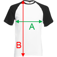 Koszulka męska Fruit of The Loom Valueweight BASEBALL F41 rozmiary